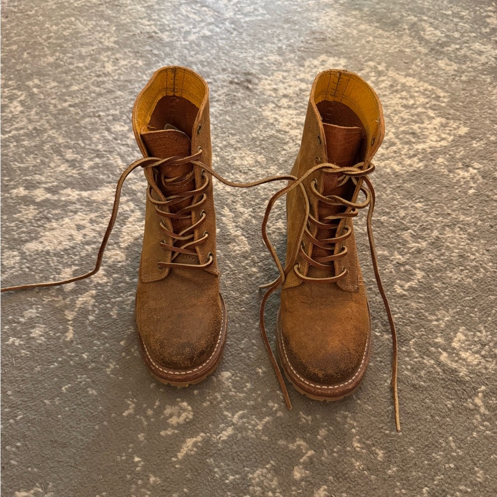 Frye Sabrina Lace-Up Boots Size 7.5